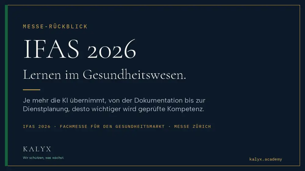 IFAS 2026, Fachmesse für den Gesundheitsmarkt, Titelgrafik von KALYX